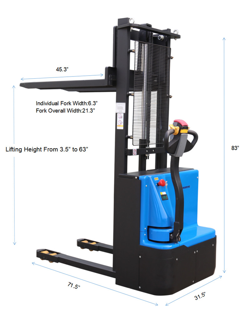 HH1216 electric stacker details