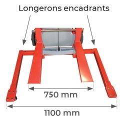 SW Aluminium manual stacker 181 and 227 kg - AMARITE