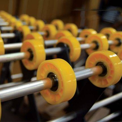 FWC-A Plastic skate wheel conveyor 70 kg per LM - AMARITE