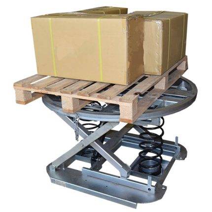 SLT2-1100 Galvanized spring level loader lift table 2000 kg - AMARITE