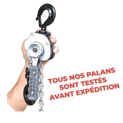 DBN Ultra-compact manual lever chain hoist 250 and 500 kg - AMARITE