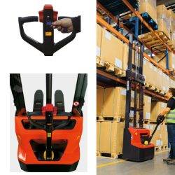 PSE12N Electrical lithium stacker with 1200 kg load capacity - AMARITE