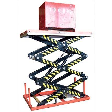 SHT Electric triple scissors lift table 1000 and 2000 kg - AMARITE