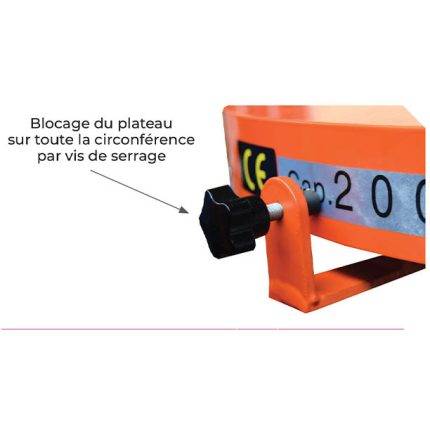 MD20R Rotating work table 200 kg - AMARITE