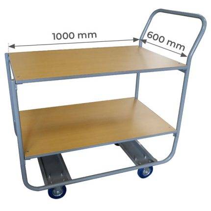 WP20 Timber shelf trolley 200 kg (2 sizes) - AMARITE