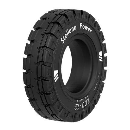 SEBP2 Stellana Power lock black forklift tire - AMARITE