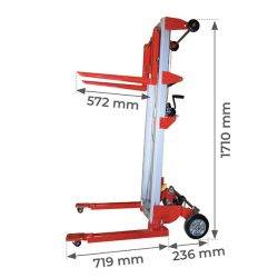 SW Aluminium manual stacker 181 and 227 kg - AMARITE
