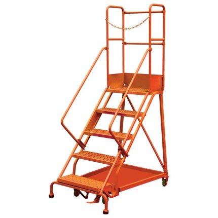 RLC Heavy-duty rolling safety ladder with step-lock and 7 different heights - AMARITE
