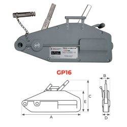 GP Endless wire rope winch 800 to 3200 kg - AMARITE