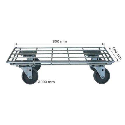 ZD400B Mesh platform dolly 400 kg - AMARITE