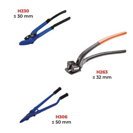 H306 Steel strapping cutter up to 50 mm width - AMARITE
