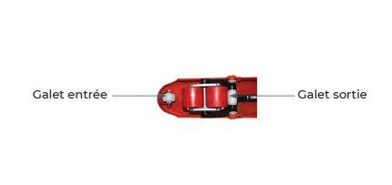 AC25 450 450 mm wide manual pallet truck - AMARITE