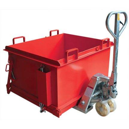 SBFO hingedega põhjaga prügikonteiner 500 kuni 1100 liitrit - AMARITE