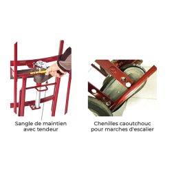 FM40 Heavy duty bulky load steel sack truck 400 kg - AMARITE