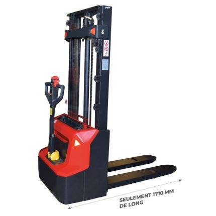 PSE12N Electrical lithium stacker with 1200 kg load capacity - AMARITE