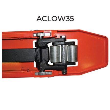 ACLOW Low-profile 35 and 51 mm manual pallet truck 1000 and 1500 kg - AMARITE