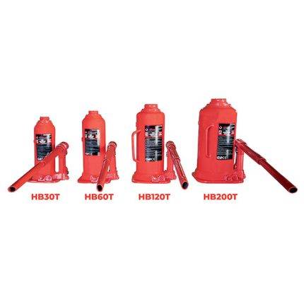 HB T Single-cylinder rod bottle jack 3000 to 32000 kg - AMARITE