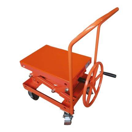 SBV Crank wheel scissor lift table 100 and 250 kg - AMARITE
