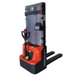 PSE12NSC Lithium electric stacker with 0.2% precision weighing and 1200 kg capacity - AMARITE