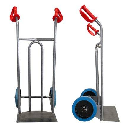 DVPO Steel hand truck with curved frame and open handle 250 kg - AMARITE