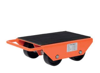 Rodas fixas e giratórias carregam os patins
