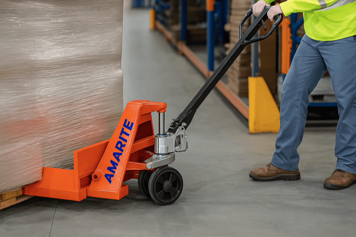 AC20R Reel carrying manual pallet truck