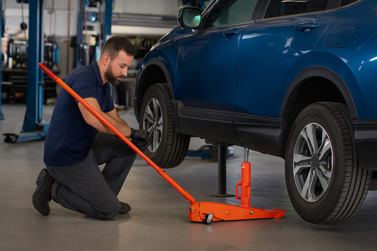 HFJ Heavy duty floor jack 4000 and 7000 kg