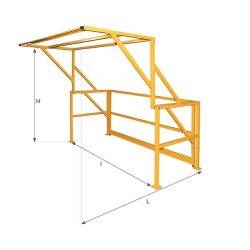 BEB Mezzanine pivot safety gate - AMARITE