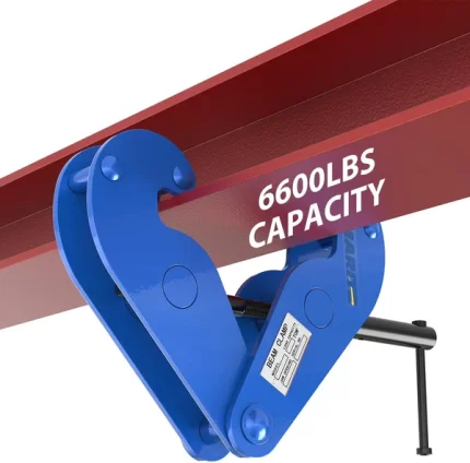 Amarite Heavy-Duty Vertical I Beam Clamp – 3 Ton Capacity,3.1 to 12.7 Jaw Opening - AMARITE