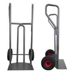 DVPF400 Steel hand truck with curved frame and closed handle 400 kg - AMARITE