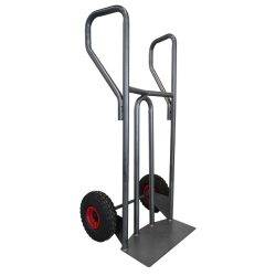 DVPF400 Steel hand truck with curved frame and closed handle 400 kg - AMARITE