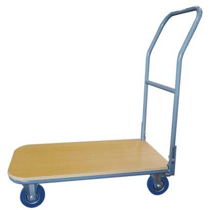 WP25R-1 et WP25-1 Timber platform trolley 250 kg fixed or folding backrest - AMARITE