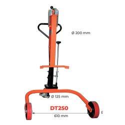 DT 220 liters rimmed drum trolley 250 kg - AMARITE