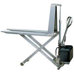 HS E 316 stainless steel electric scissor lift pallet truck 1000 kg - AMARITE