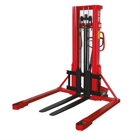 HMS10/2500FRLE - Straddle leg manual stacker 1000 kg - lift height 2500 mm