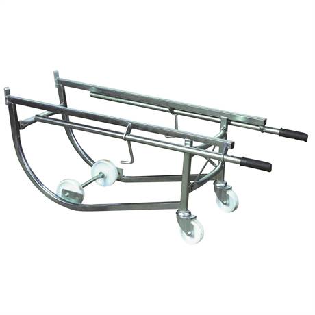 DF10 - Galvanized rotating drum cart 300 kg